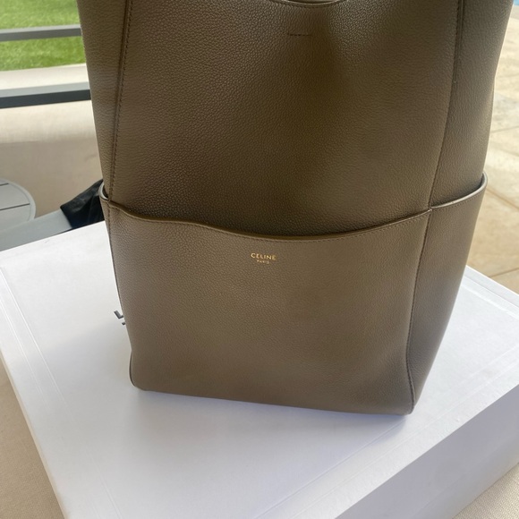 Celine Sangle Bucket Shoulder Bag Tan-✔️BOOM - Picture 2 of 16